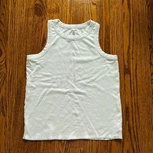 White Treasure and Bond Ribbed Tank